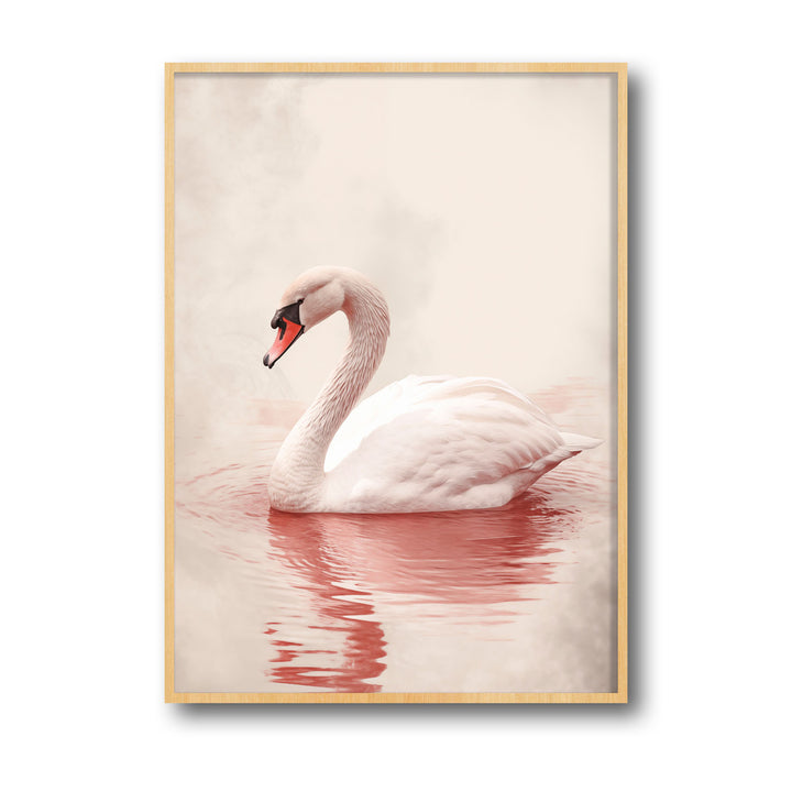 pink-swan canvas art - Shop art for home decor