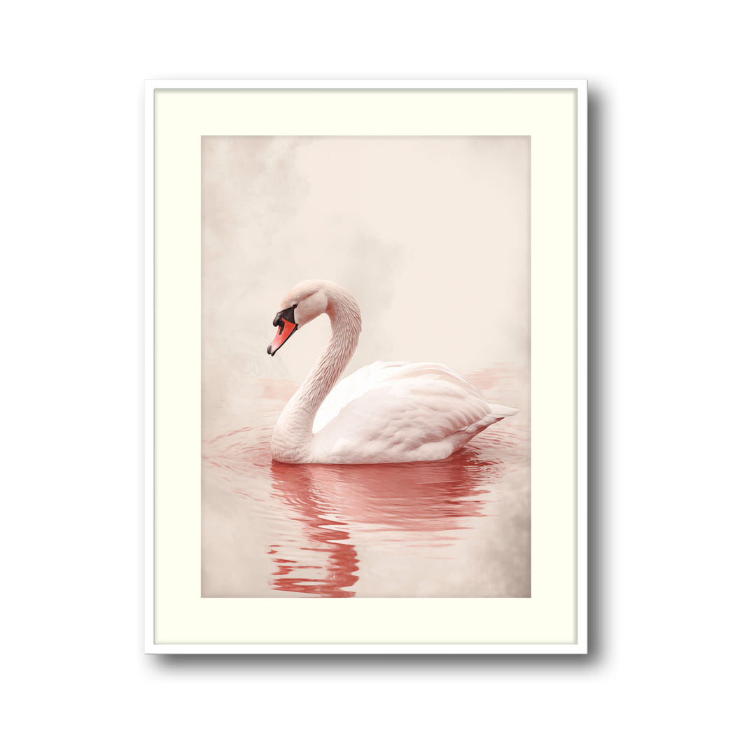 pink-swan canvas art - Shop art for home decor