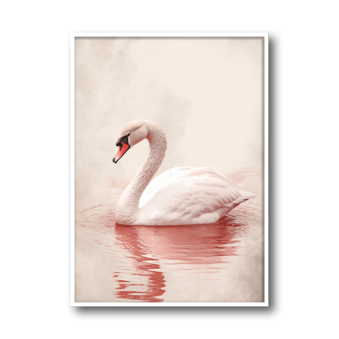 pink-swan canvas art - Shop art for home decor