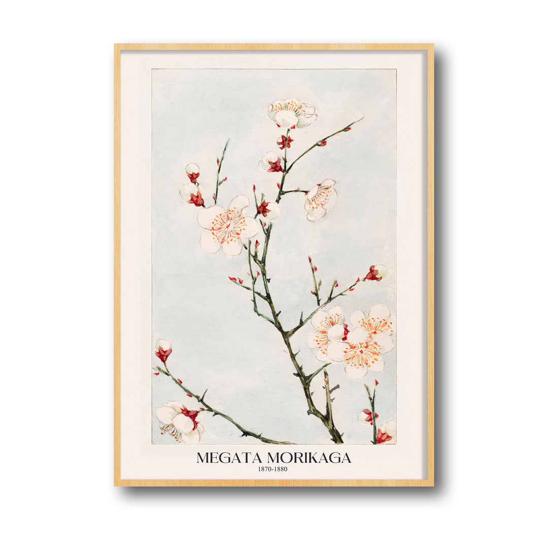 plum-branches-megata-morikaga canvas art - Shop art for home decor