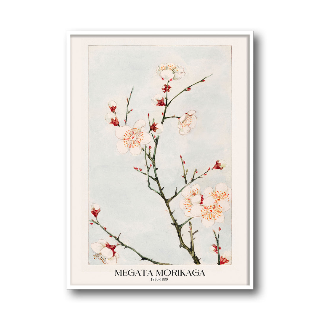 plum-branches-megata-morikaga canvas art - Shop art for home decor