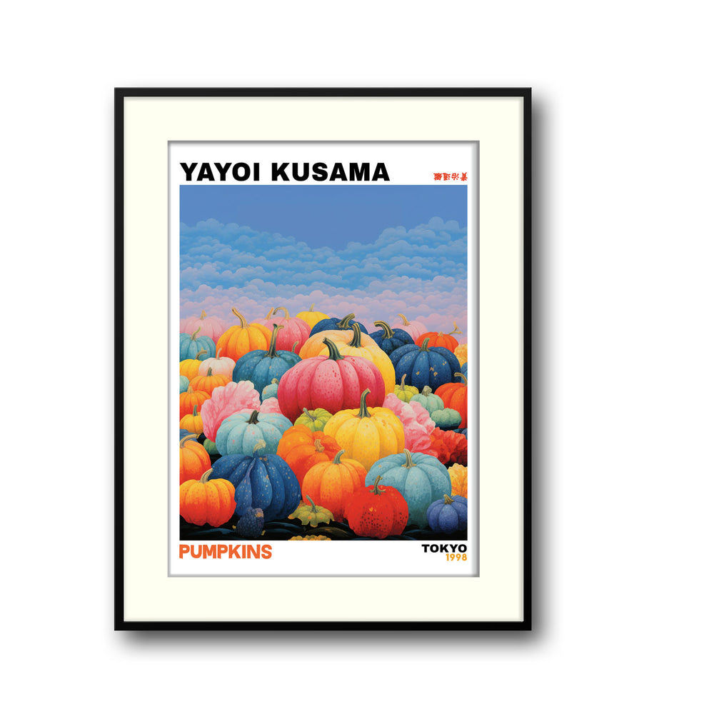 pumpkins-yayoi-kusama canvas art - Shop art for home decor