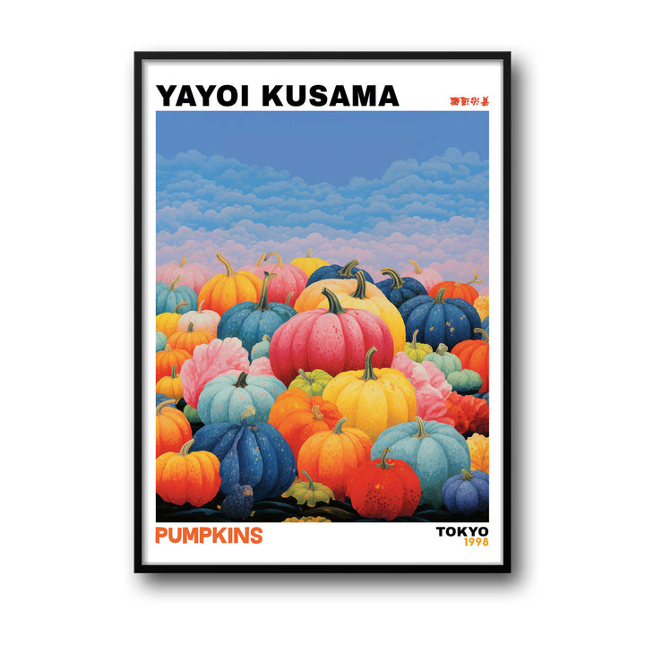 pumpkins-yayoi-kusama canvas art - Shop art for home decor