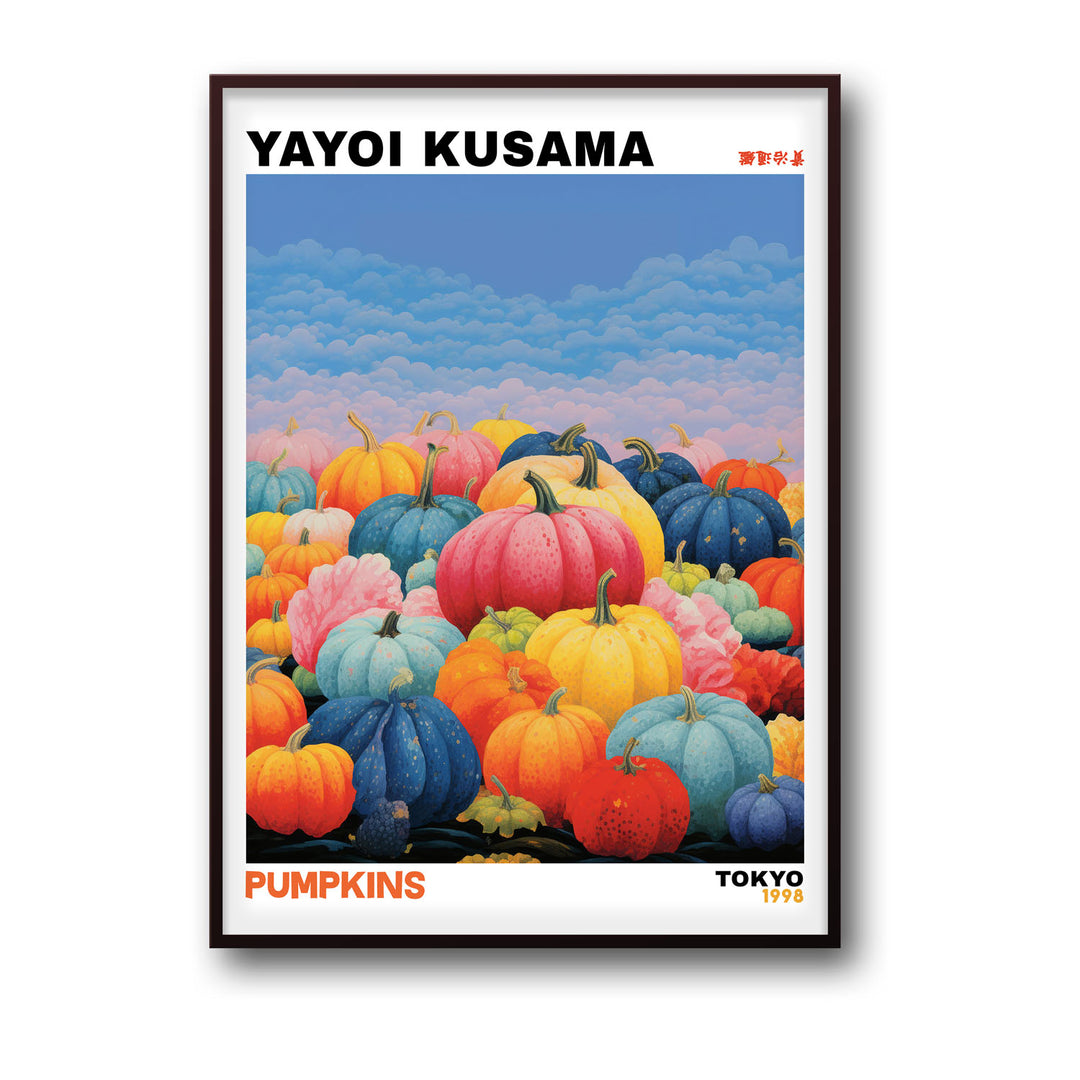 pumpkins-yayoi-kusama canvas art - Shop art for home decor