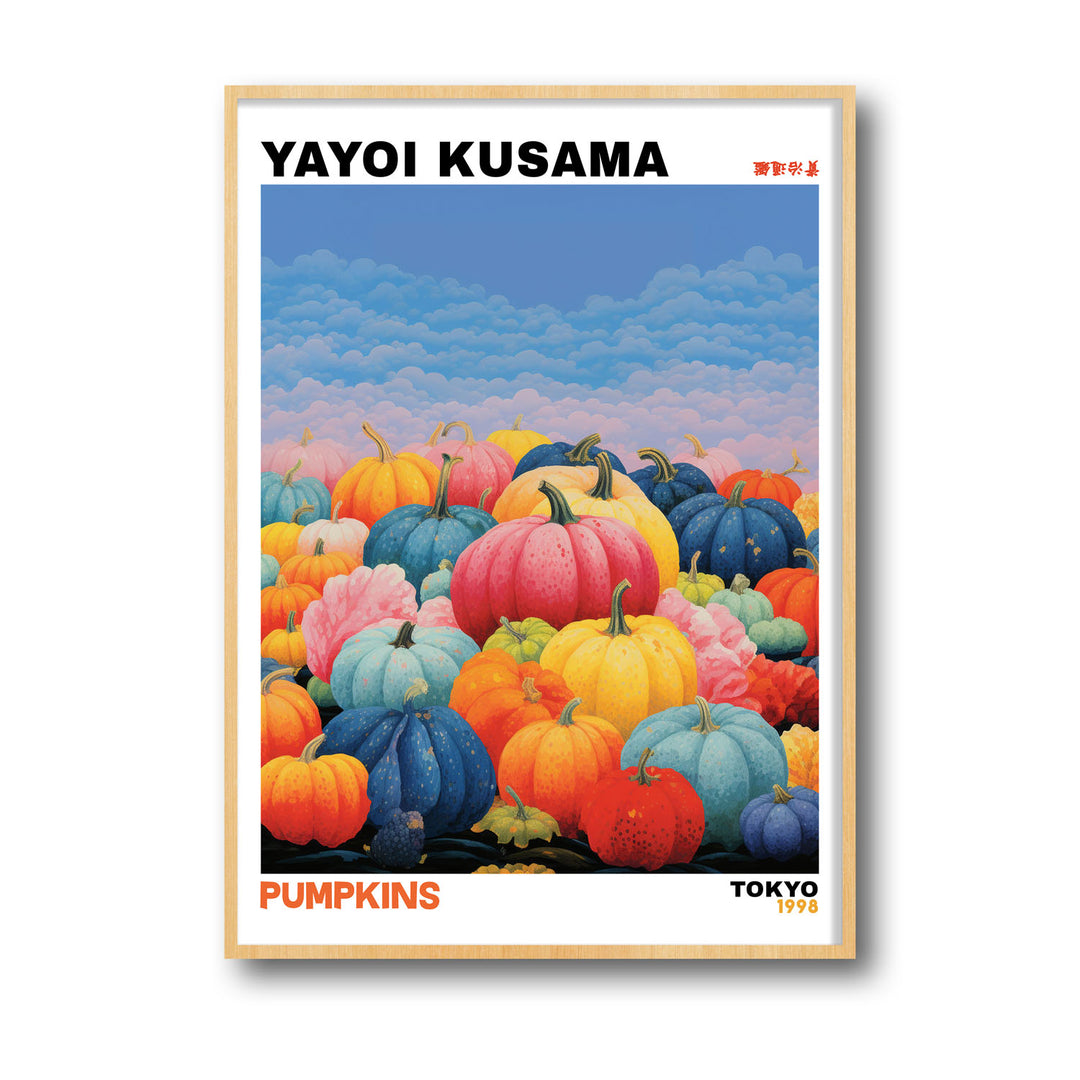 pumpkins-yayoi-kusama canvas art - Shop art for home decor