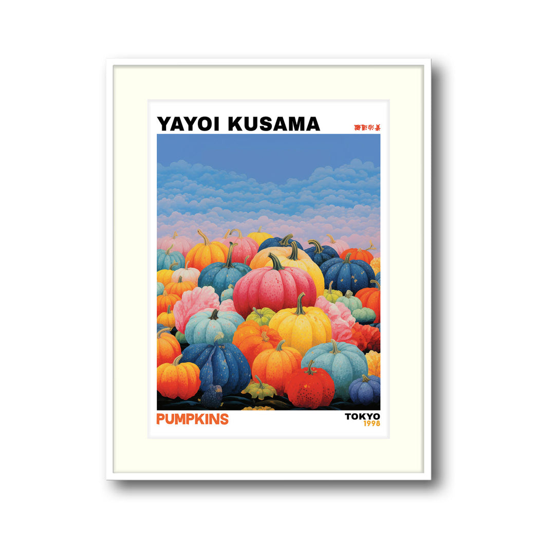 pumpkins-yayoi-kusama canvas art - Shop art for home decor