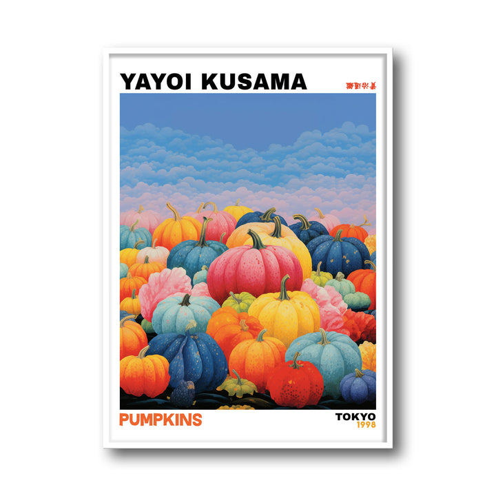 pumpkins-yayoi-kusama canvas art - Shop art for home decor