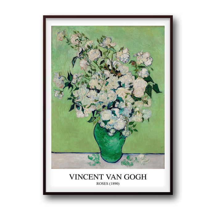 Unique roses-vincent-van-gogh- Beautiful framed art print available at Raremango