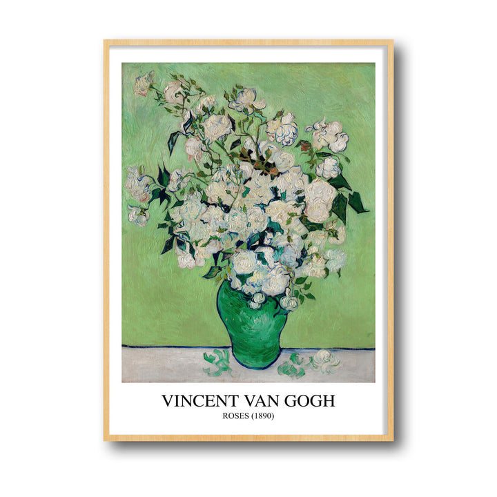 Unique roses-vincent-van-gogh- Beautiful framed art print available at Raremango