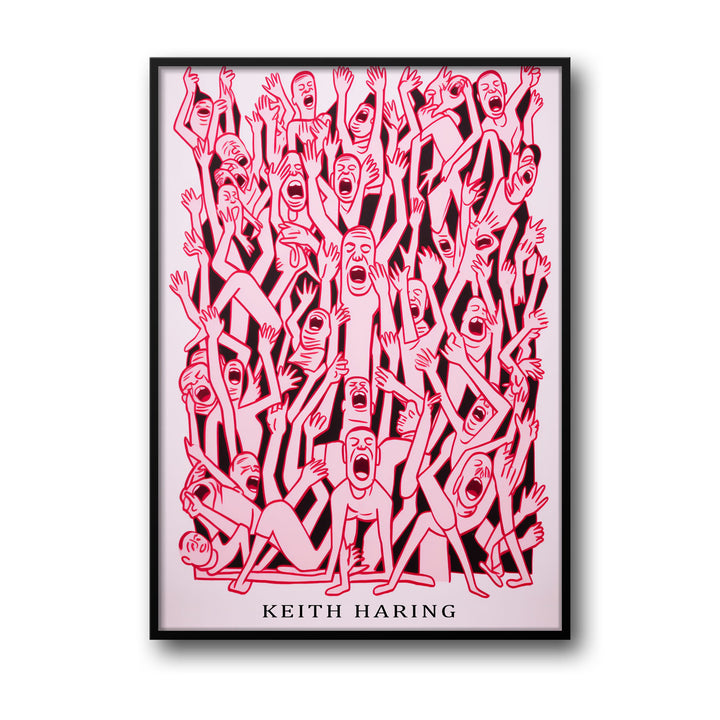 screams-keith-haring canvas art - Shop art for home decor