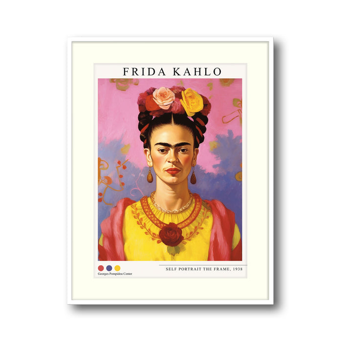 Unique self-portrait-7-frida-kahlo- Beautiful framed art print available at Raremango