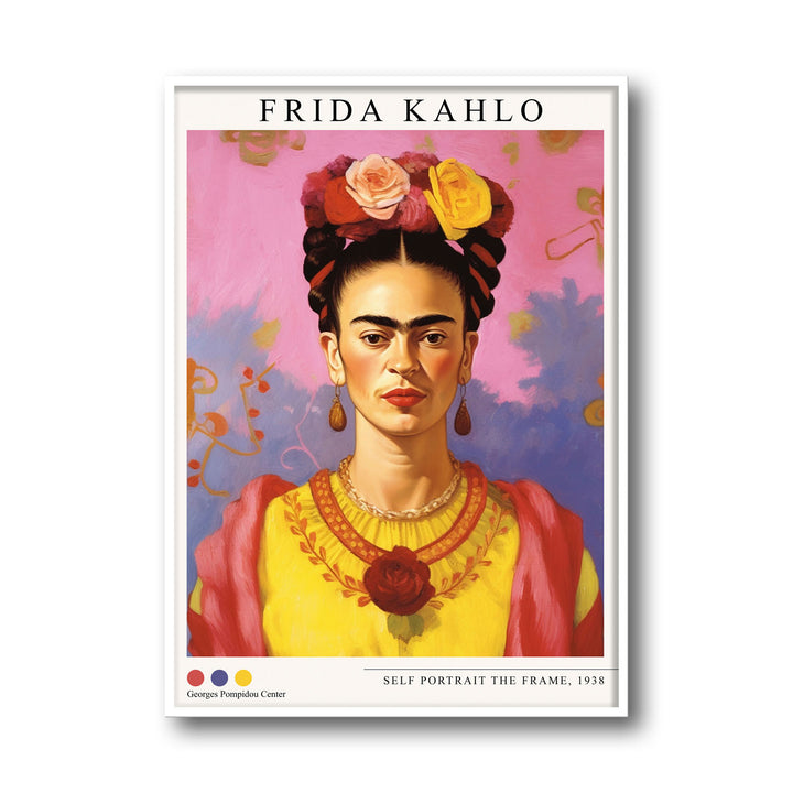 Unique self-portrait-7-frida-kahlo- Beautiful framed art print available at Raremango