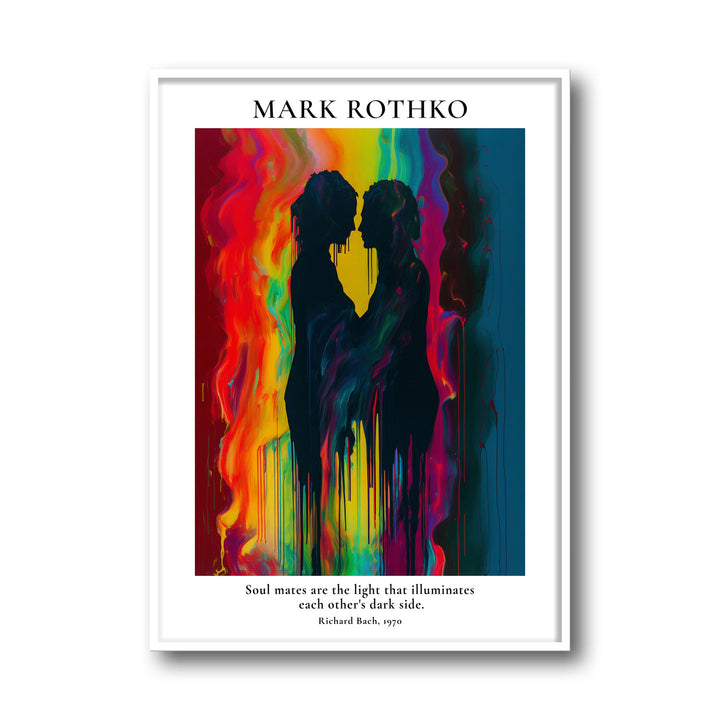 Unique soul-mates-mark-rothko- Beautiful framed art print available at Raremango