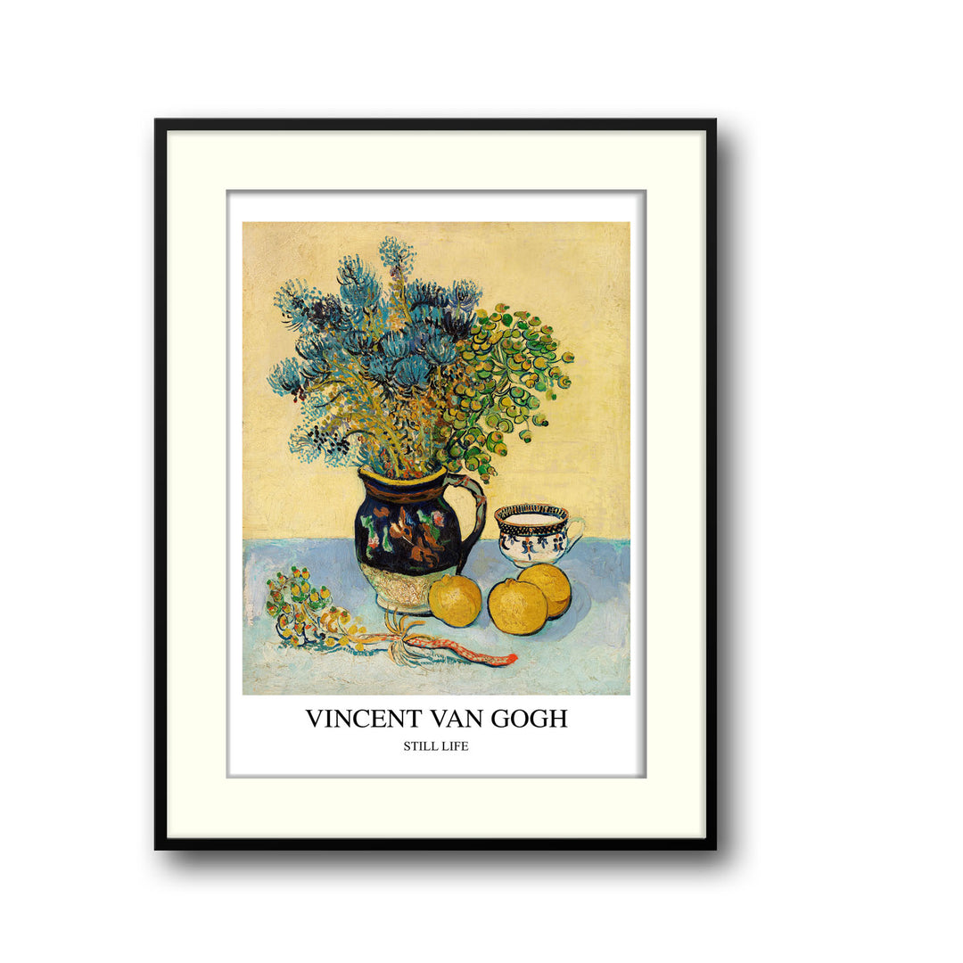 Unique still-life-vincent-van-gogh- Beautiful framed art print available at Raremango