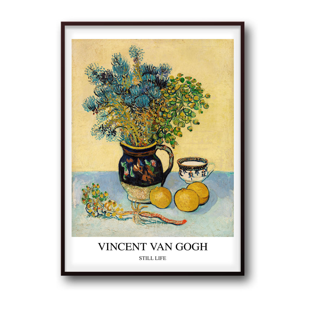 Unique still-life-vincent-van-gogh- Beautiful framed art print available at Raremango