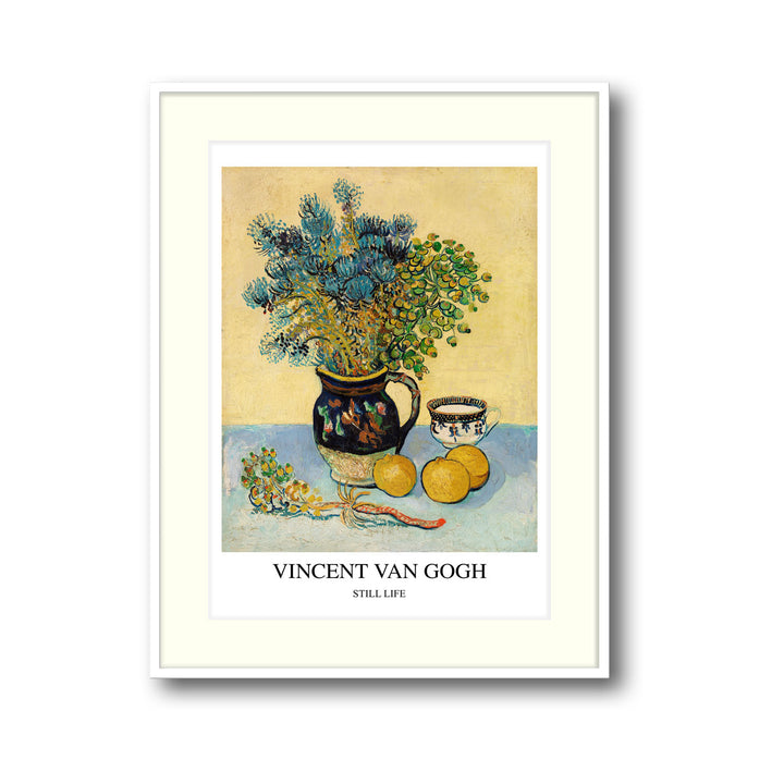 Unique still-life-vincent-van-gogh- Beautiful framed art print available at Raremango