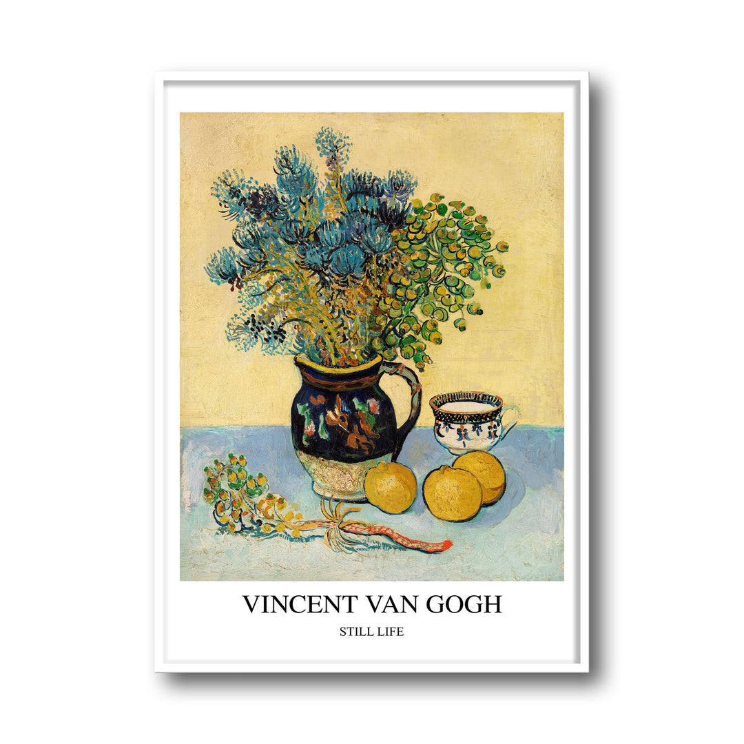 Unique still-life-vincent-van-gogh- Beautiful framed art print available at Raremango