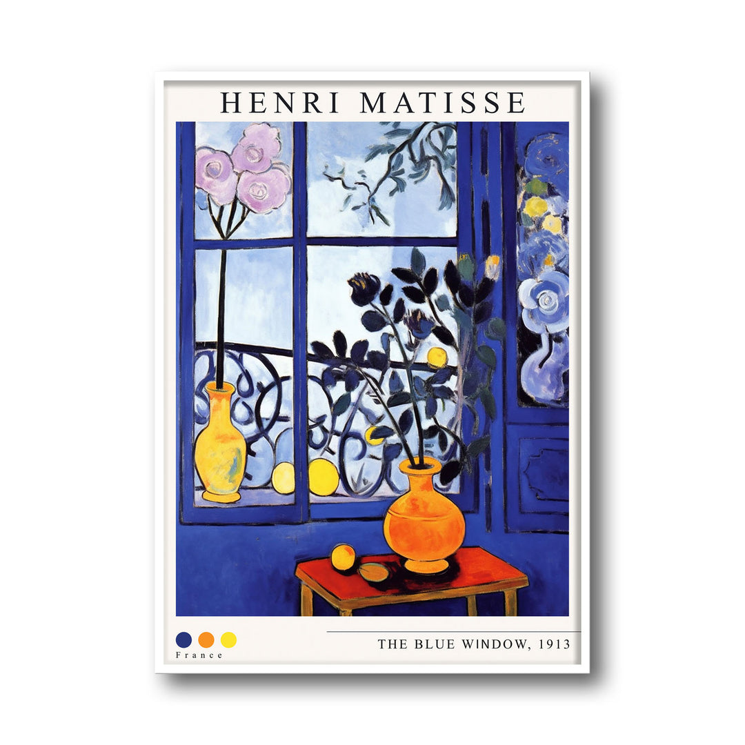 the-blue-window-henri-matisse canvas art - Shop art for home decor