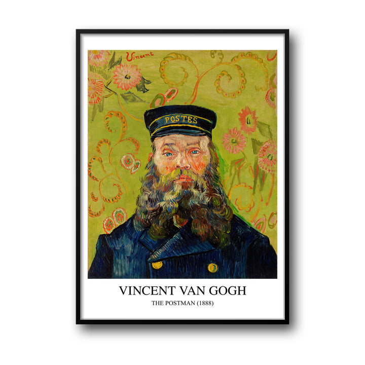 Unique the-postman-vincent-van-gogh- Beautiful framed art print available at Raremango