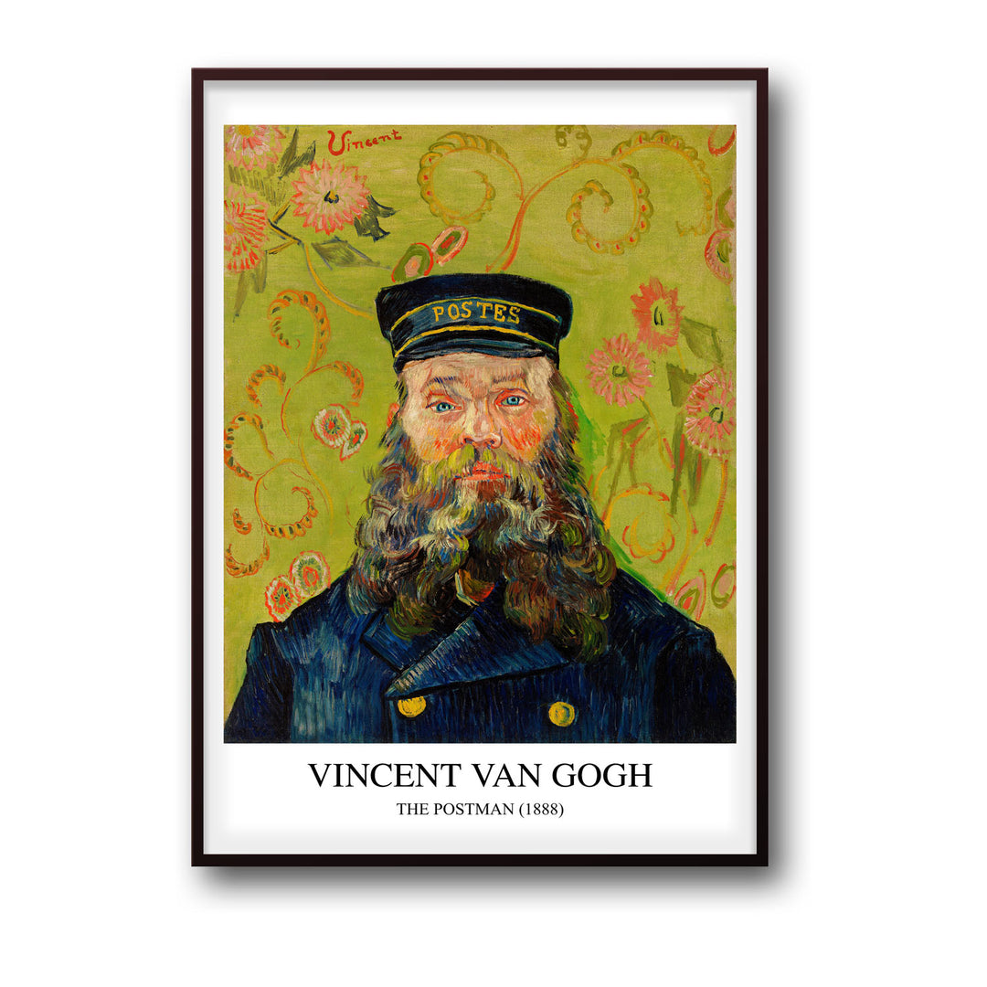 Unique the-postman-vincent-van-gogh- Beautiful framed art print available at Raremango