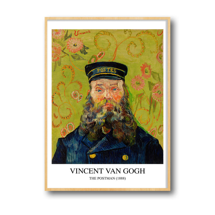 Unique the-postman-vincent-van-gogh- Beautiful framed art print available at Raremango