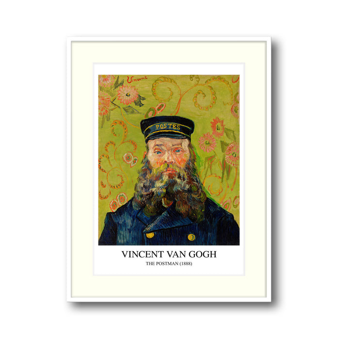 Unique the-postman-vincent-van-gogh- Beautiful framed art print available at Raremango