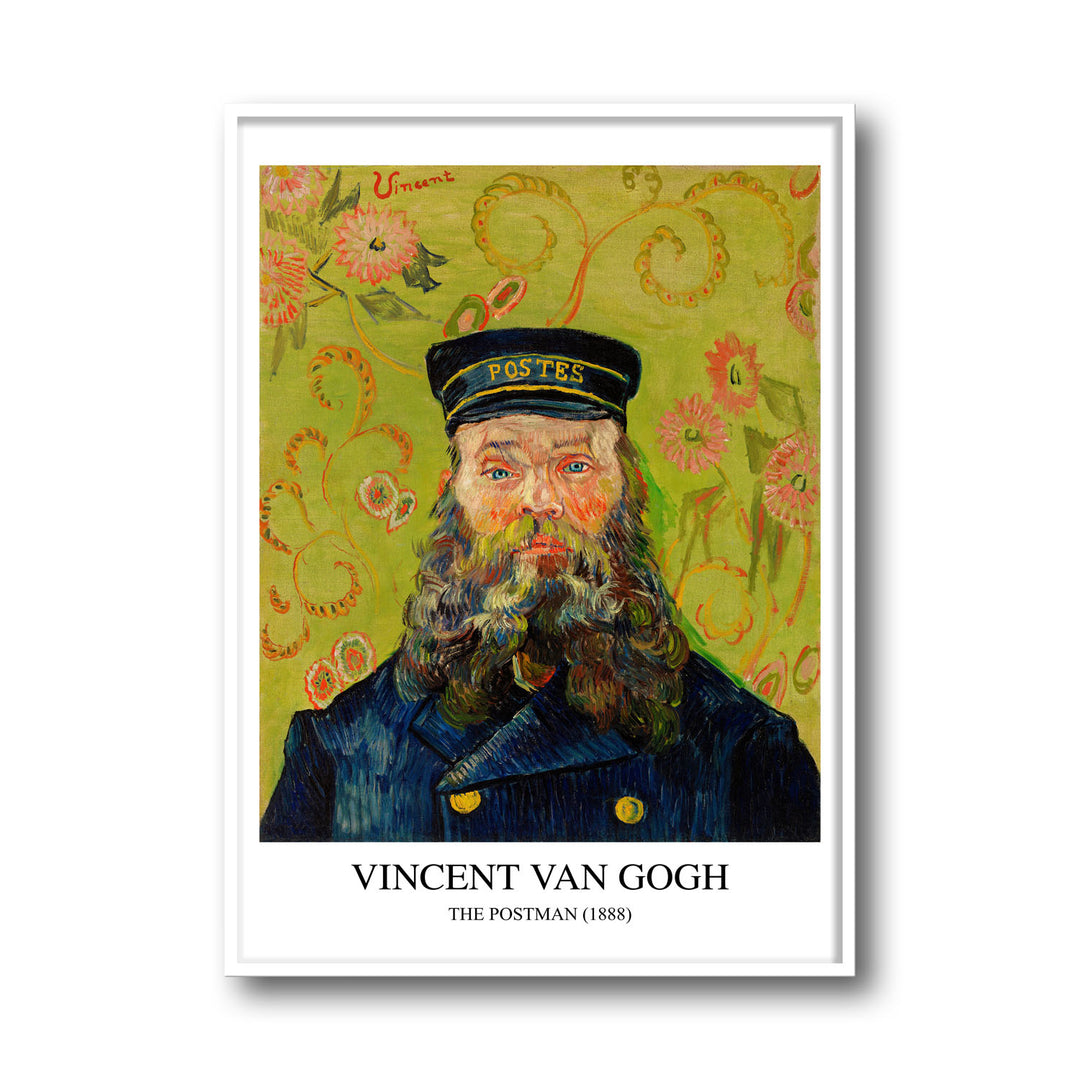 Unique the-postman-vincent-van-gogh- Beautiful framed art print available at Raremango