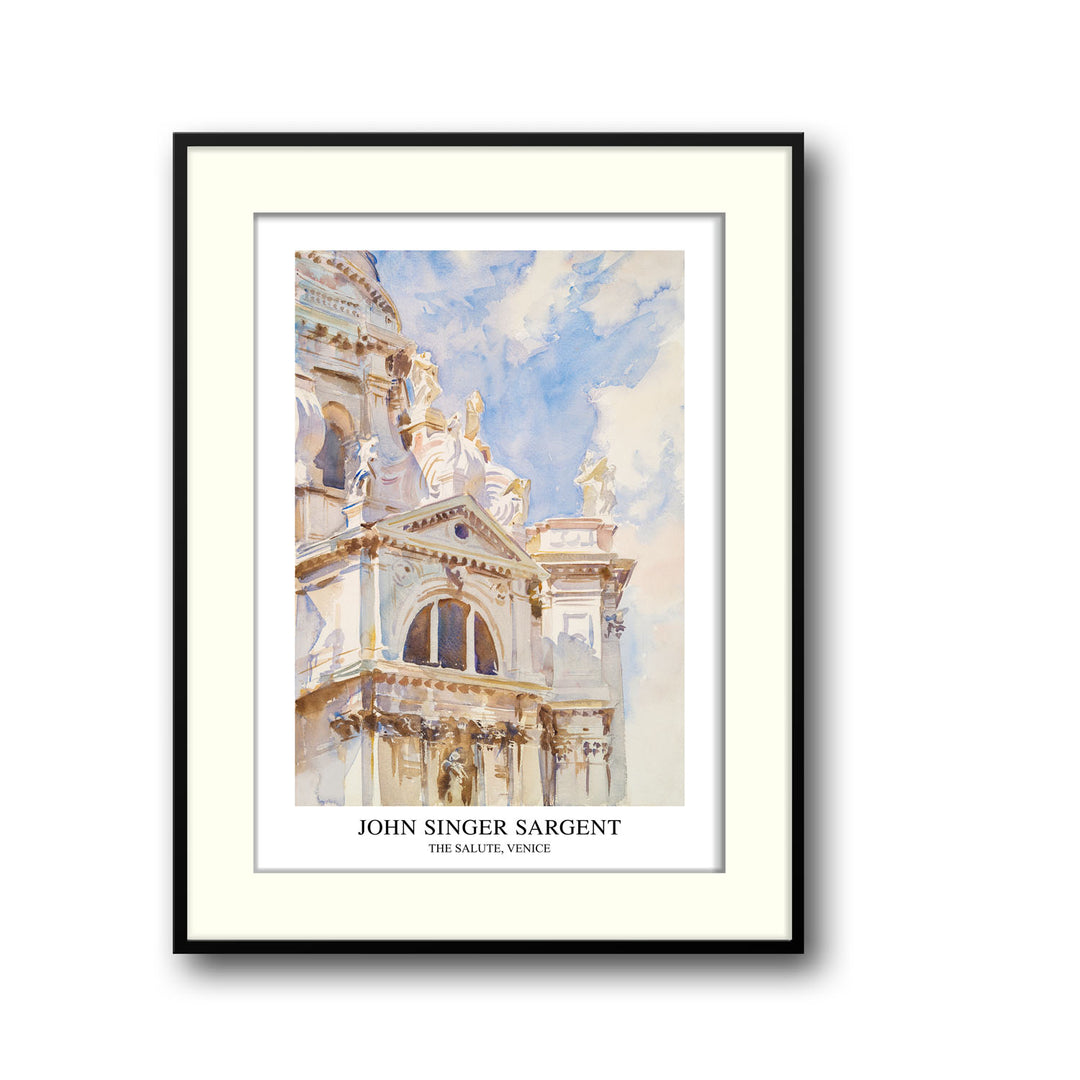 Unique the-salute-venice-john-singer-sargent- Beautiful framed art print available at Raremango