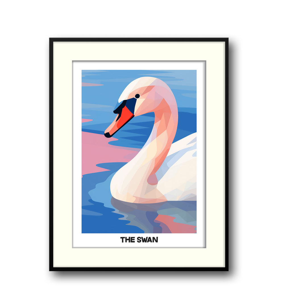 Unique the-swan- Beautiful framed art print available at Raremango