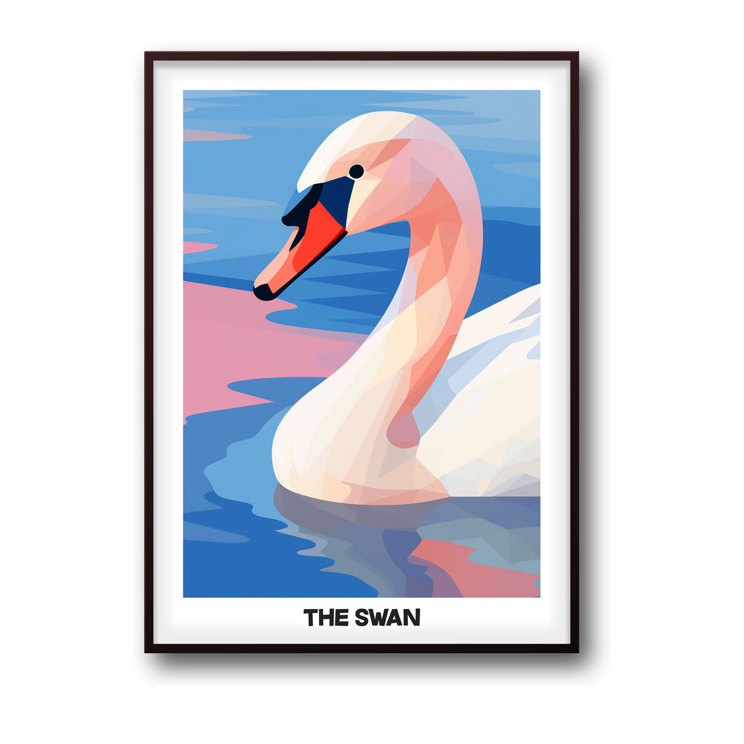 Unique the-swan- Beautiful framed art print available at Raremango