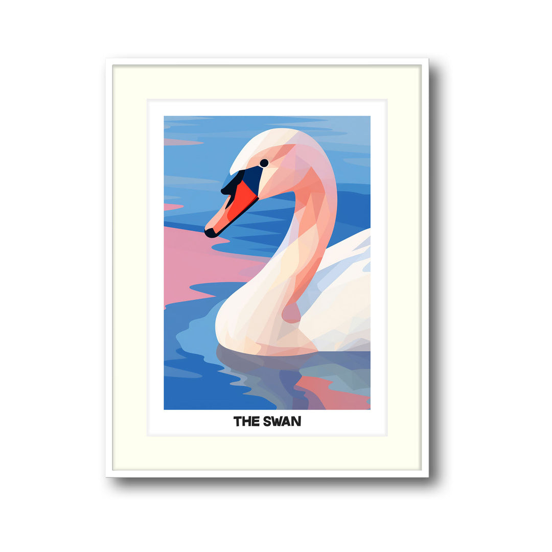 Unique the-swan- Beautiful framed art print available at Raremango