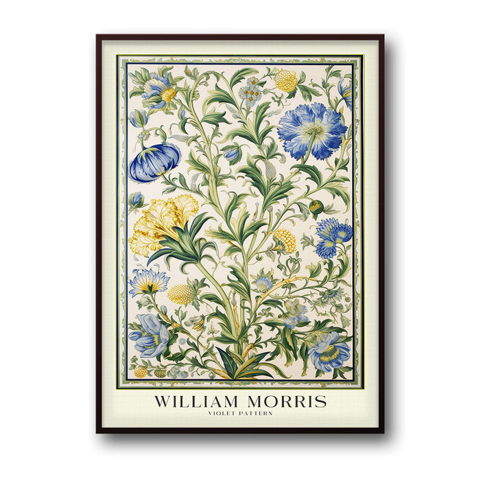 Unique violet-william-morris- Beautiful framed art print available at Raremango