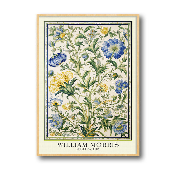 Unique violet-william-morris- Beautiful framed art print available at Raremango